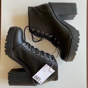 H&M Heel Platform Boots! NEVER WORN WITH TAG!